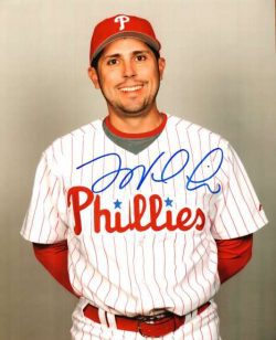 AUTOGRAPHED JORGE VELANDIA 8X10 Philadelphia Phillies Photo