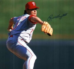 AUTOGRAPHED RICK HONEYCUTT photo  Texas Rangers