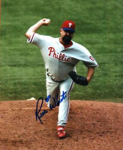 AUTOGRAPHED RICK WHITE 8x10 Philadelphia Phillies Photo
