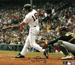 AUTOGRAPHED JOHNNY DAMON 8X10  Boston Red Sox photo