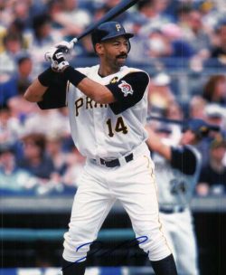 Autographed DEREK BELL Photo - Pittsburgh Pirates