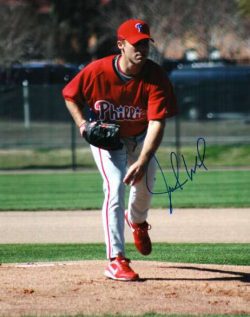 AUTOGRAPHED JOSH WOOD photo  Philadelphia Phillies