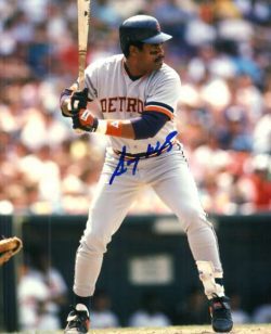AUTOGRAPHED GARY WARD photo  Detroit Tigers
