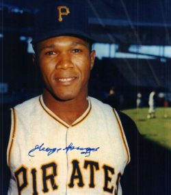 Autographed GEORGE SPRIGGS Photo - Pittsburgh Pirates