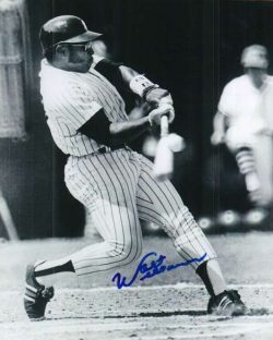 AUTOGRAPHED WALT WILLIAMS photo  New York Yankees