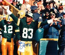 Autographed JOHN JEFFERSON 8X10 Green Bay Packers Photo