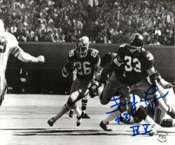 Autographed FRENCHY FUQUA photo Pittsburgh Steelers