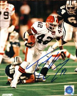 Autographed TERRY KIRBY 8X10 Cleveland Browns Photo