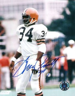 Autographed GREG PRUITT 8X10 Cleveland Browns Photo