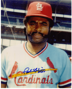 AUTOGRAPHED SIGNED photo PEDRO BORBON Cardinals