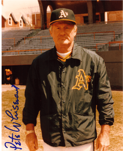AUTOGRAPHED SIGNED photo PETE WHISENANT Oakland A's