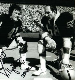 Autographed PHIL VILLAPIANO 8X10 Oakland Raiders photo