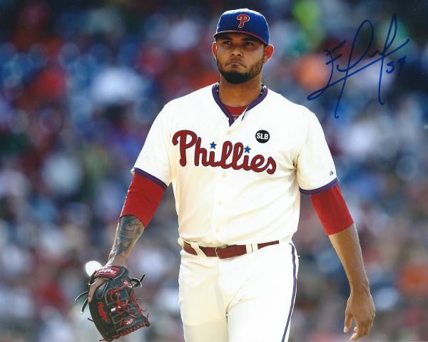 AUTOGRAPHED ELVIS ARAUJO 8X10 Philadelphia Phillies Photo