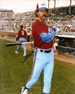 AUTOGRAPHED MIKE RAMSEY 8x10 Montreal Expos Photo