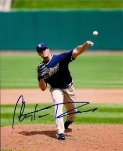 AUTOGRAPHED  CLAYTON RICHARD 8X10 San Diego Padres Photo