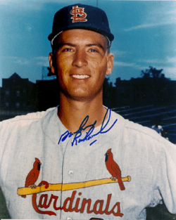 AUTOGRAPHED GORDON RICHARDSON 8X10 St. Louis Cardinals photo