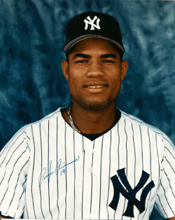 AUTOGRAPHED RUBEN RIVERA 8x10 York Yankees Photo