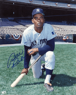 AUTOGRAPHED BILL ROBINSON 8x10 New York Yankees Photo