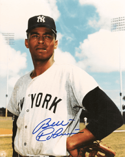 AUTOGRAPHED BILL ROBINSON 8x10 New York Yankees Photo
