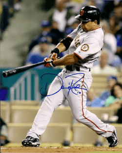 AUTOGRAPHED DAVE ROBERTS San Francisco Giants Photo