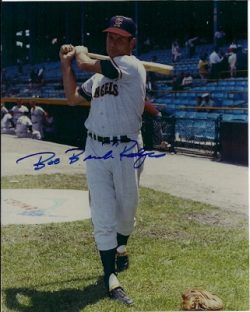 AUTOGRAPHED  photo BUCK RODGERS Angels