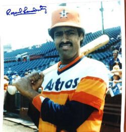 AUTOGRAPHED  photo RAFAEL LANDESTOY Houston Astros