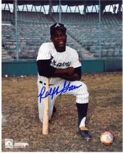 AUTOGRAPHED RALPH GARR 8x10 Atlanta Braves Photo