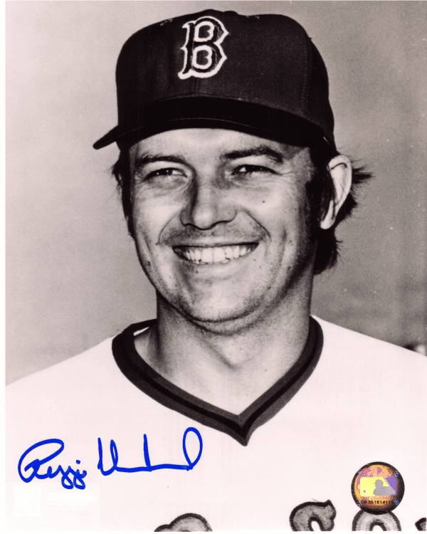 AUTOGRAPHED REGGIE CLEVELAND 8x10 Boston Red Sox Photo