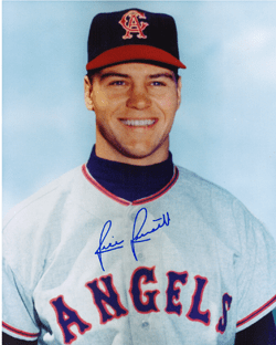 AUTOGRAPHED RICK REICHARDT 8X10 California Angels Photo