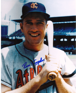 AUTOGRAPHED SIGNED photo RUSS SNYDER Kansas City A's
