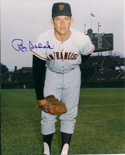 AUTOGRAPHED  RAY SADECKI 8x10 San Francisco Giants Photo