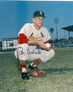AUTOGRAPHED RAY SADECKI St. Louis Cardinals photo