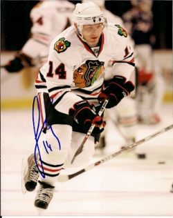 Autographed SERGEI SAMSANOV Photo - Chicago  Blackhawks
