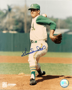 AUTOGRAPHED  photo KEN SANDERS Oakland A's