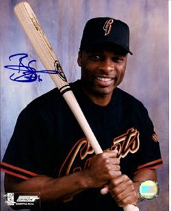 AUTOGRAPHED REGGIE SANDERS San Francisco Giants Photo