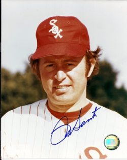 AUTOGRAPHED  photo RON SANTO  Chicago White Sox