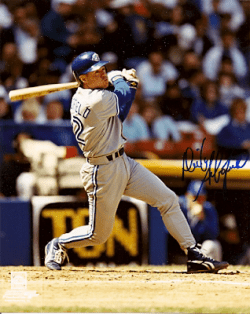 SIGNED photo DICK SCHOFIELD JR Toronto Blue Jays