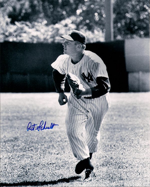 AUTOGRAPHED ART SCHULT photo  New York Yankees