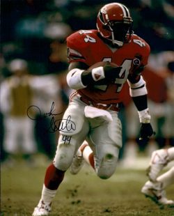 Autographed JOHN SETTLE Atlanta Falcons photo