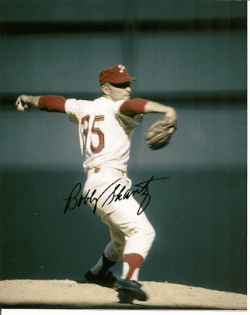 AUTOGRAPHED 8x10 photo BOBBY SHANTZ Philadelphia Phillies