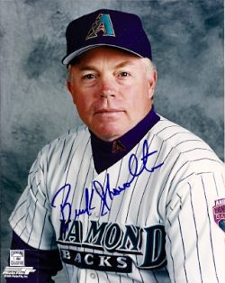 Autographed BUCK SHOWALTER 8x10 Arizona Diamondbacks Photo