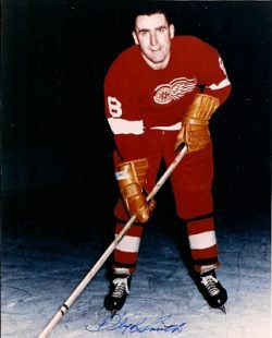Autographed FLOYD SMITH Detroit Red Wings Photo