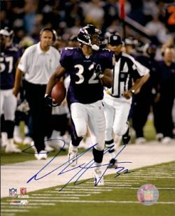 Autographed MUSA SMITH Baltimore Ravens Photo