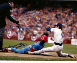 AUTOGRAPHED LONNIE SMITH St. Louis Cardinals photo