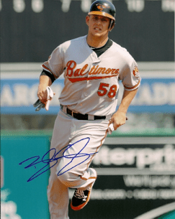 AUTOGRAPHED  photo BRANDON SNYDER Baltimore Orioles