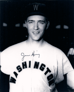 AUTOGRAPHED photo JACK SPRING Washington Senators