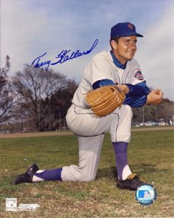 AUTOGRAPHED TRACY STALLARD New York Mets photo