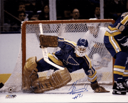 Autographed ED STANIOWSKI 8x10 St. Louis Blues Photo