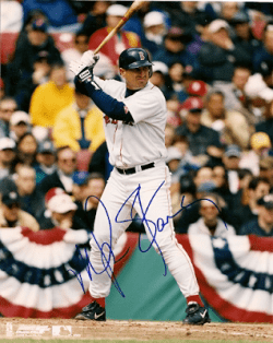 AUTOGRAPHED MIKE STANLEY 8x10 Boston Red Sox photo