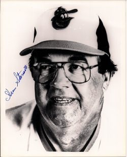 AUTOGRAPHED  photo HERM STARETTE Baltimore Orioles